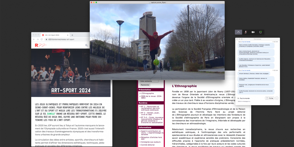 ANNÉE 3 • PLATEAU RADIO #2 : SORTIE DU DOSSIER SPÉCIAL DE LA REVUE L'ÉTHNOGRAPHIE, VERS UNE ETHNOGRAPHIE DE LA PERFORMANCE ART-SPORT (PARIS 2024)